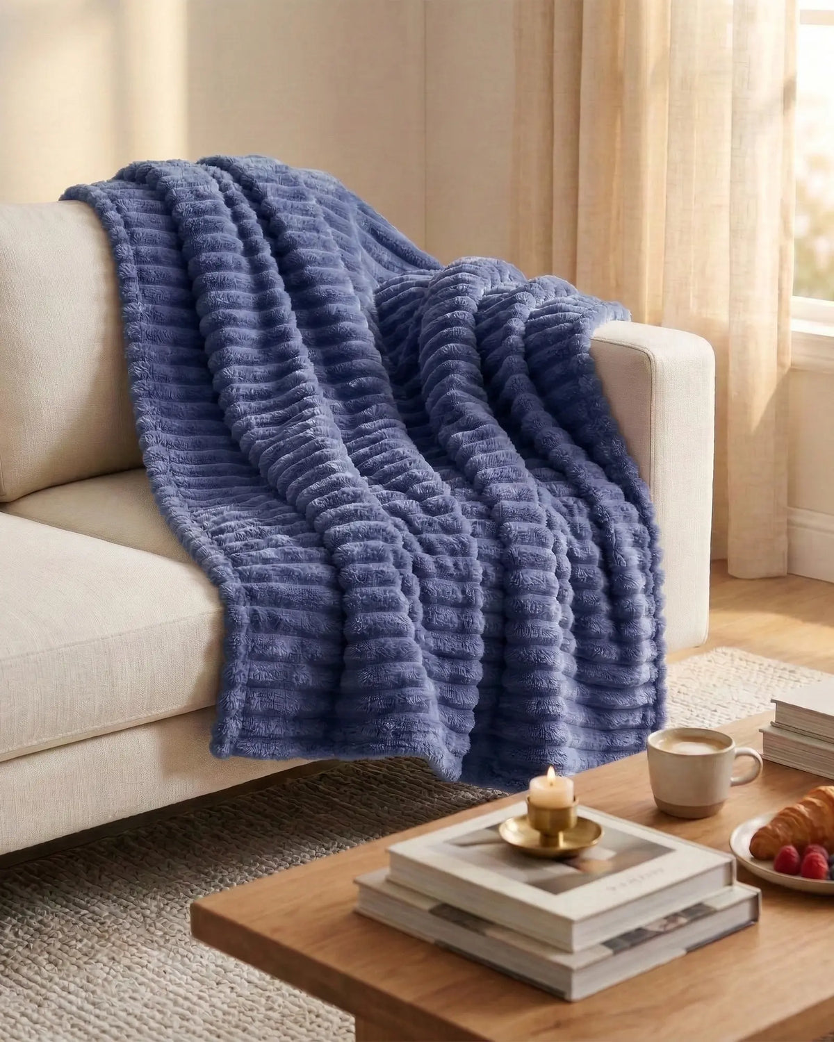 Softnook Fleece Blanket - Blue